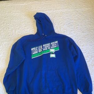 Blue Texas A&M Corpus Christi Hoodie Men’s Large